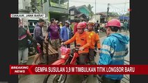 Gempa Susulan 3,9 Magnitudo Timbulkan Longsor Baru, Jalan Cianjur-Jakarta Ditutup
