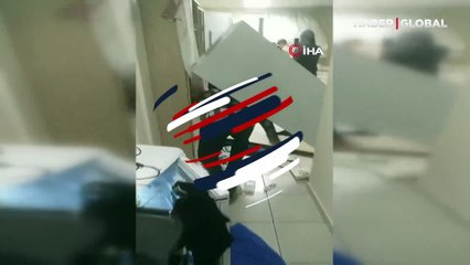 Düzce'deki depremde öğrencilerin panik anları, dolapları başlarına yıkıldı!