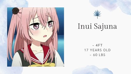 My Dress-Up Darling character's height comparison chart