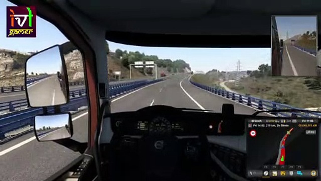 Speed Test VOLVO FH GLOBETROTTER XL - ETS 2 1.46 - #ets2 #volvo #shorts #speedtest