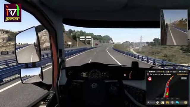 Speed Test VOLVO FH GLOBETROTTER XL - ETS 2 1.46 - #ets2 #volvo #shorts #speedtest