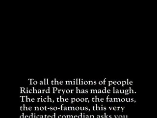 Richard Pryor: Live on the Sunset Strip Bande-annonce (EN)