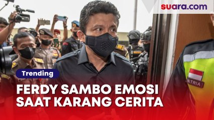 Emosi Ferdy Sambo Meledak saat Karang Cerita Kematian Brigadir J