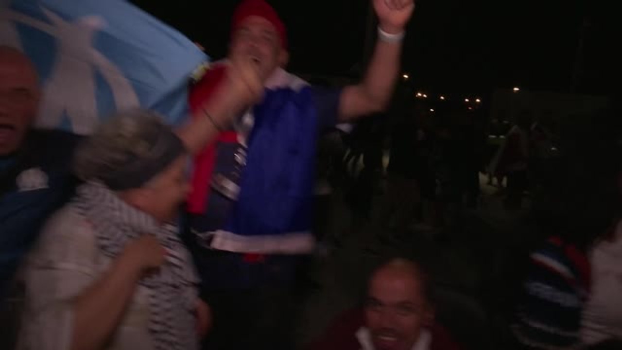 Frankreich schlägt Australien - Fans in Ekstase