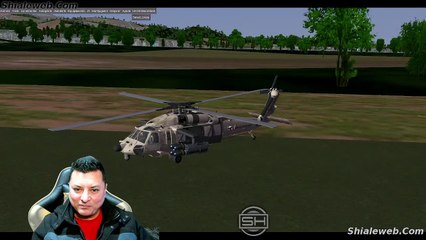 #Flightgear #simulador de #vuelo en #linux #helicoptero #blackhawk en una #isla #gameplay parte dos