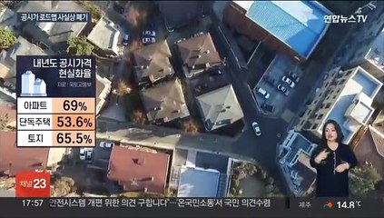 공시가 현실화율 2년 전으로…"90%는 시장 무시"