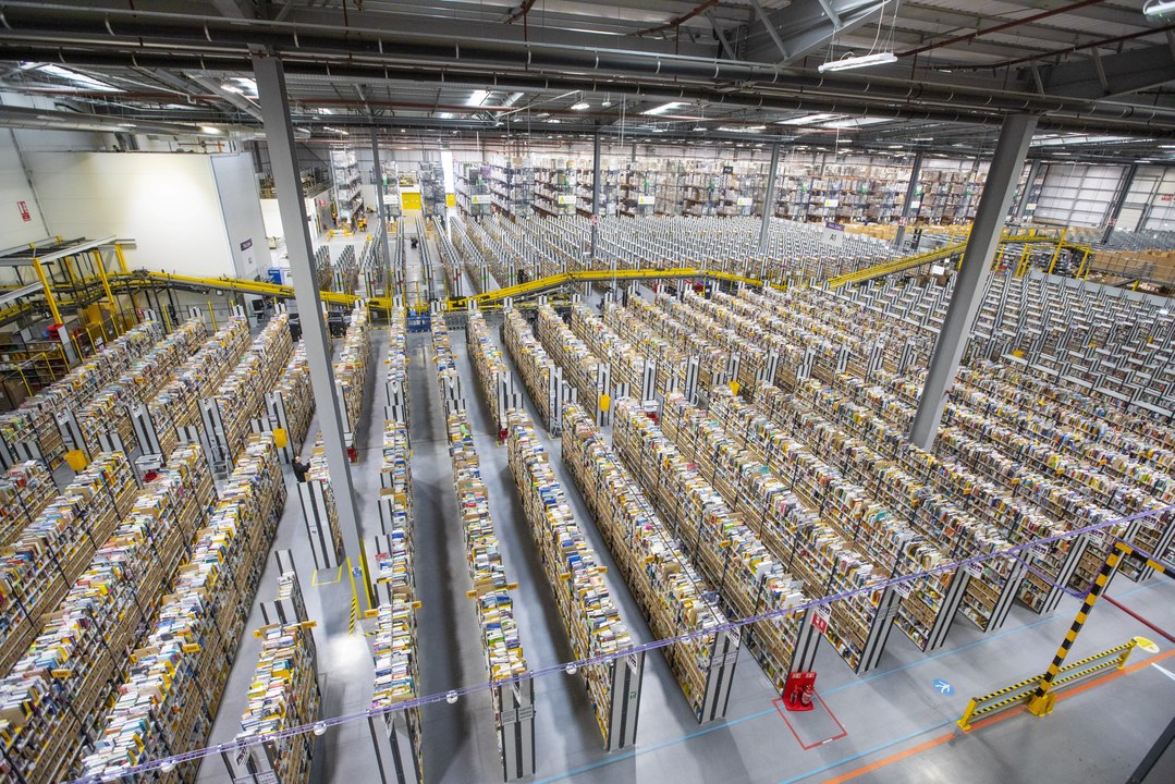 Take a look inside one of the UK's largest Amazon depots video