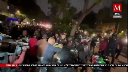 En CdMx, motociclistas protestan contra cambios al reglamento de tránsito