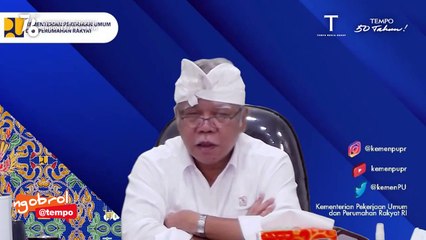 NGOBROL@TEMPO - Indonesia Tumbuh Dengan Pembangunan Infrastruktur Keberlanjutan
