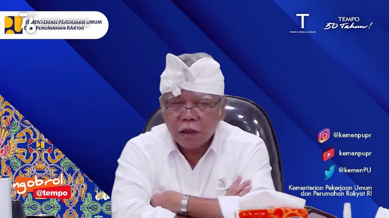 NGOBROL@TEMPO - Indonesia Tumbuh Dengan Pembangunan Infrastruktur Keberlanjutan