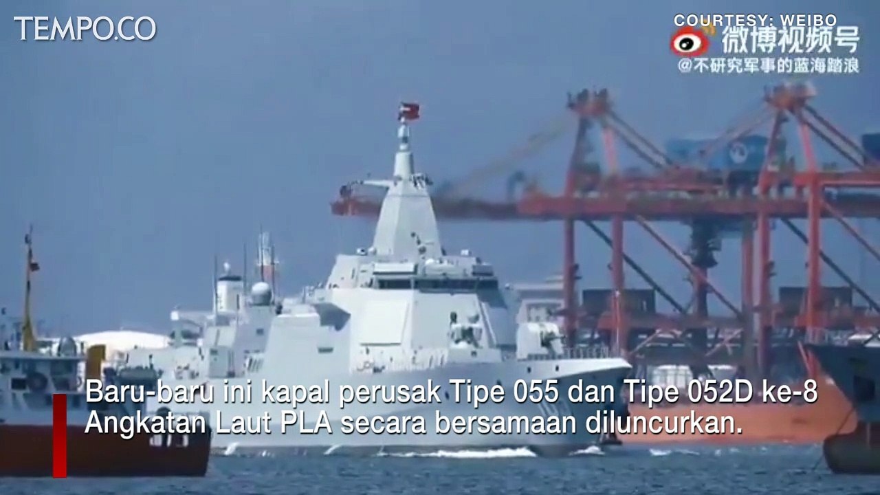 Cina Luncurkan Kapal Perusak Tipe 055 dan Tipe 052, untuk Operasi Rudal Anti-balistik