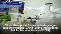 Robot Pembuat Kopi Buatan Cina Pamer Kebolehan di CIFTIS 2021