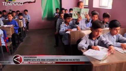 Kekeringan dan Konflik, Hampir Satu Juta Anak Afghanistan Terancam Malnutrisi