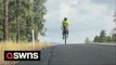 Man raises $30,000 for charity by riding 2,400 miles across the United States on UNICYCLE