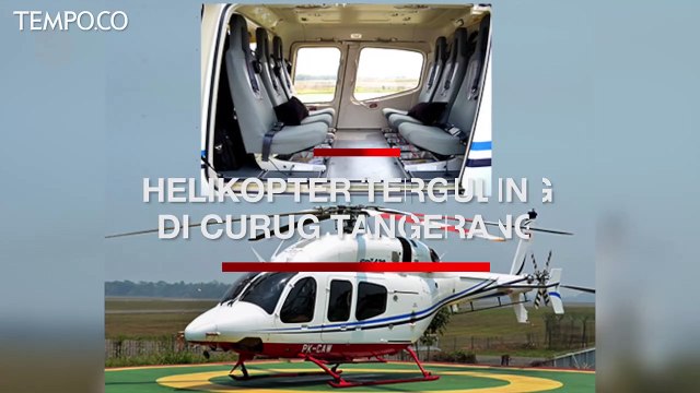 Helikopter Terguling di Curug Tangerang, KNKT Lakukan Investigasi