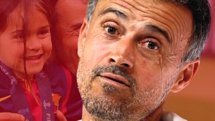 Luis Enrique muestra una foto de su hija fallecida desde Qatar y recuerda su peor momento
