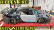 Our Porsche 911 Turbo GT2RS Catches On Fire As We Weld It Back Up!!!