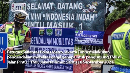 Aturan Ganjil Genap Mulai Berlaku di Ancol dan TMII
