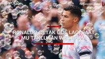 Hasil Liga Inggris: West Ham vs Manchester United 1-2, Ronaldo Kembali Cetak Gol