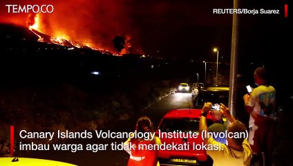 Download Video: Gunung Berapi Cumbre Vieja di di La Palma Spanyol Meletus