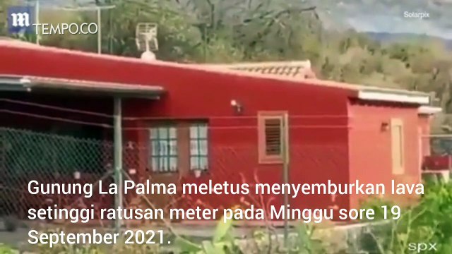 La Palma di Spanyol Meletus, Aliran Lava Rusak Jalan dan Rumah Warga