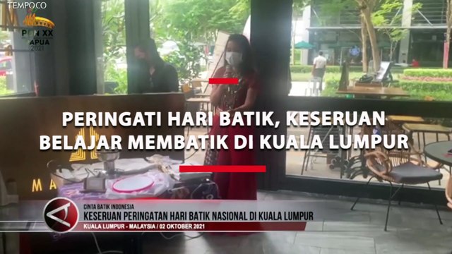 Belajar Membatik pada Perayaan Hari Batik di Kuala Lumpur