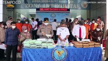 BNNP Aceh Musnahkan 31 Kg Sabu dan 153 Ganja Selundupan dari Malaysia