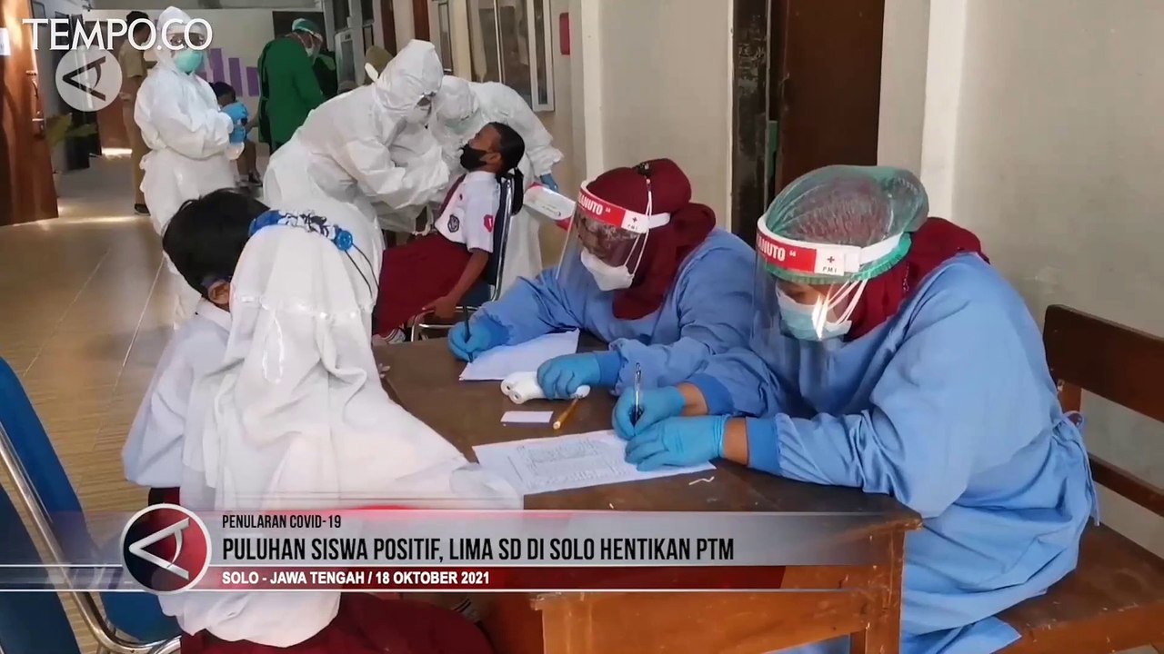Lima SD di Solo Hentikan PTM Akibat Puluhan Siswa Positif Covid-19