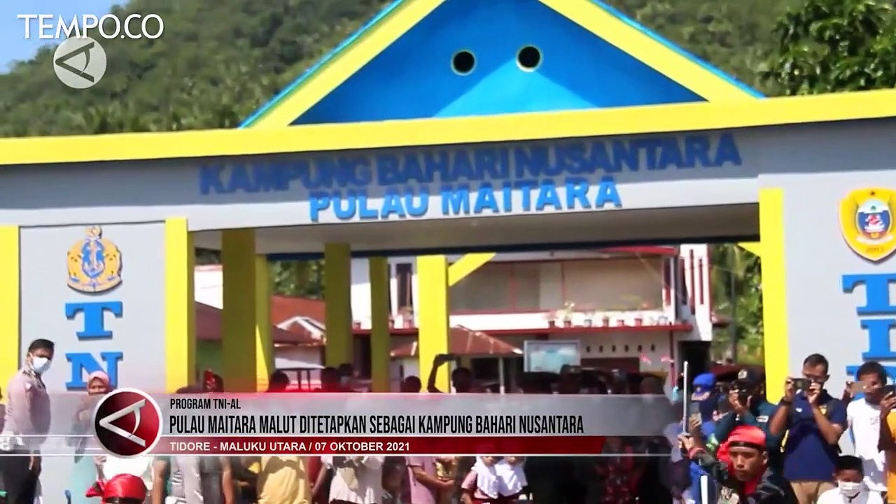 Pulau Maitara di Tidore Ditetapkan Jadi Kampung Bahari Nusantara