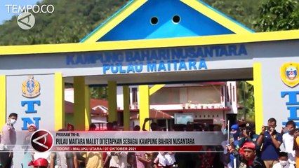 Pulau Maitara di Tidore Ditetapkan Jadi Kampung Bahari Nusantara