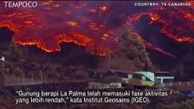 Letusan Gunung La Palma, Lahar Memasuki Kota, Menara Lonceng Gereja Runtuh
