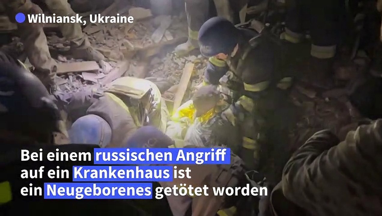 Ukraine: Neugeborenes bei russischem Angriff auf Krankenhaus getötet