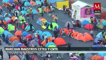 Maestros de Guerrero exigen reunión con AMLO; "estaremos en el Zócalo de la CdMx"