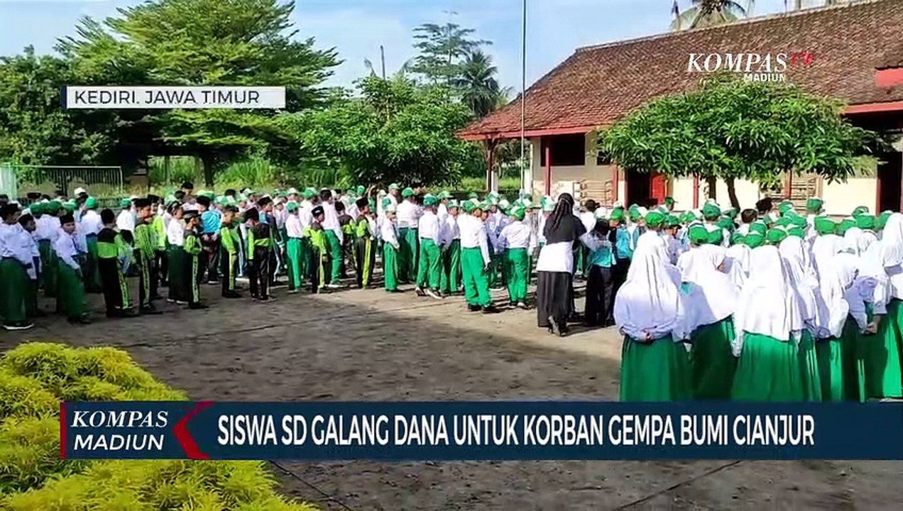 Siswa SD Galang Dana Untuk Korban Gempa Bumi Cianjur