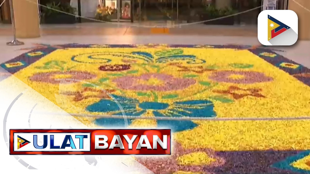 ‘Flower carpet’, dinarayo sa Marikina Riverbanks