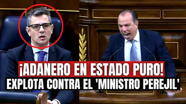 ¡ADANERO EN ESTADO PURO! Explota contra el ‘ministro perejil’ Bolaños por pactar con BILDU