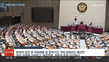 '이태원 참사 국정조사' 극적 합의…45일 간 조사