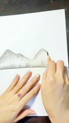 The art of painting face sketches.