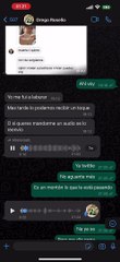 El angustiante audio que le mandó el Chapu a Coscu