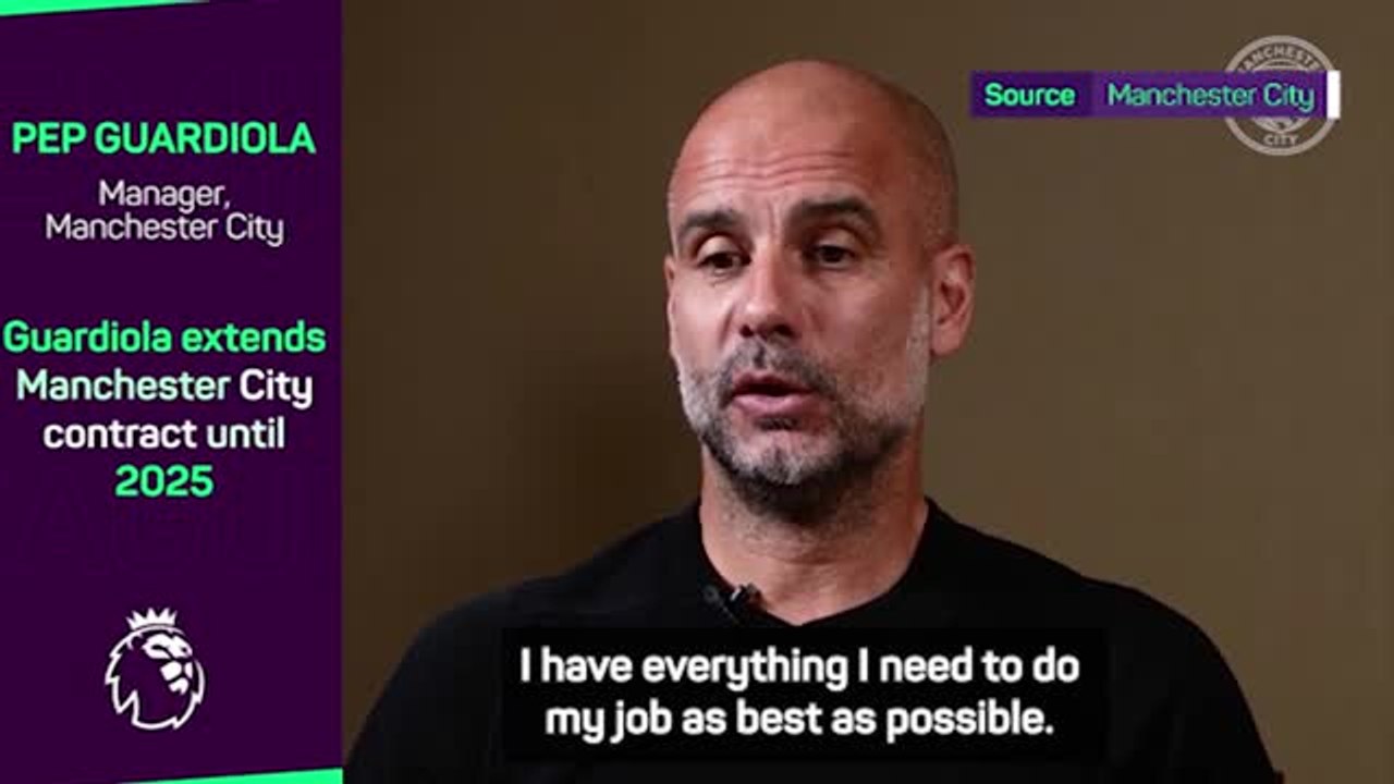 Guardiola cites unfinished business at City for contract extension