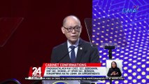 Pagkakatalaga kay Exec. Sec. Bersamin, DOF Sec. Diokno, at DPWH Sec. Bonoan, kinumpirma na ng Comm. on Appointments | 24 Oras