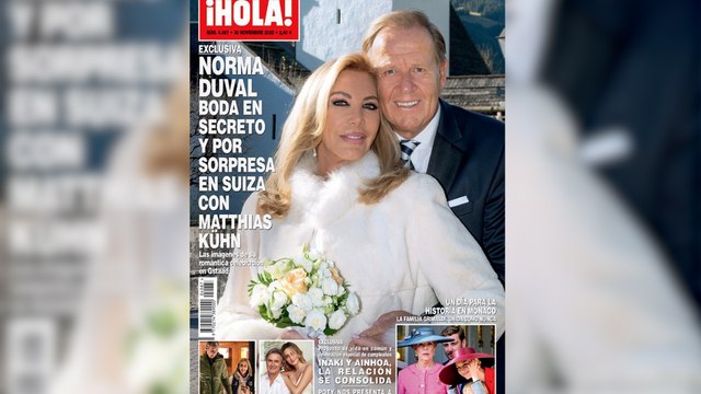 Norma Duval y Matthias Kühn, boda secreta y por sorpresa en Los Alpes