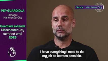 Guardiola cites unfinished business at City for contract extension