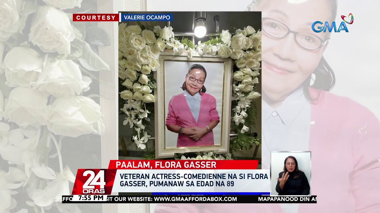 Veteran actress-comedienne na si Flora Gasser, pumanaw sa edad na 89 | 24 Oras