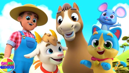 Old Mcdonald Had A Farm - Wheels On The Bus + More Kindergarten Videos for Kids