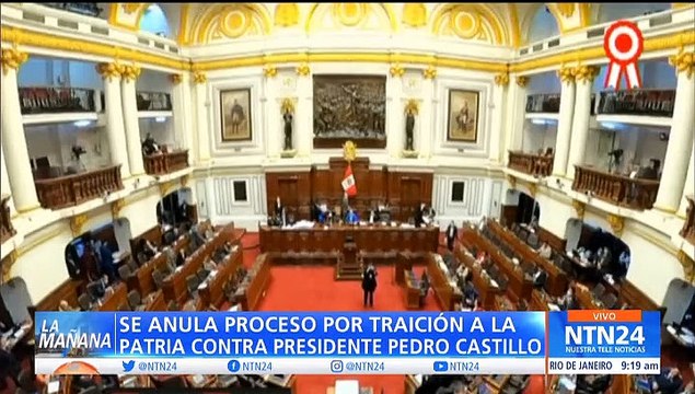 Tribunal Constitucional de Perú ordenó anular proceso judicial contra Pedro Castillo