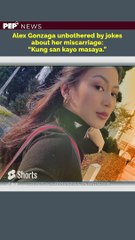 Alex Gonzaga unbothered by jokes about her miscarriage #shorts