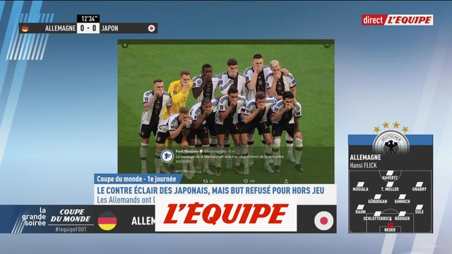 Le geste de protestation des Allemands - Foot - CM 2022