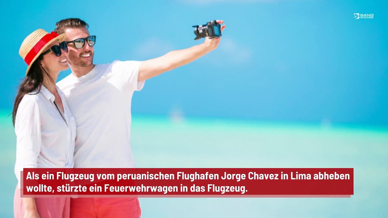 Pärchen macht Selfie nach Flugzeugabsturz und sorgt für Kontroverse