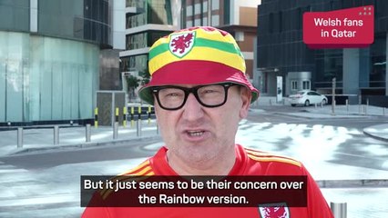 'Respect Qatar's values' - Welsh fans on rainbow hat controversy